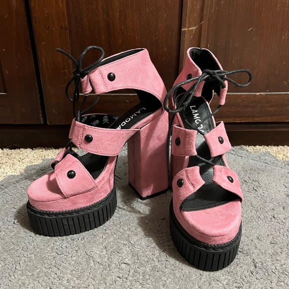 Lamoda Platform Sandals, size 5 NWOT - Picture 1 of 3